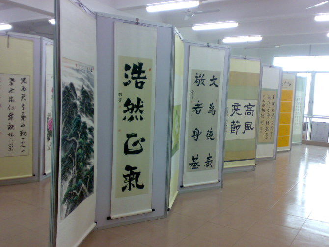 八棱柱書畫展板 八棱柱書畫展板